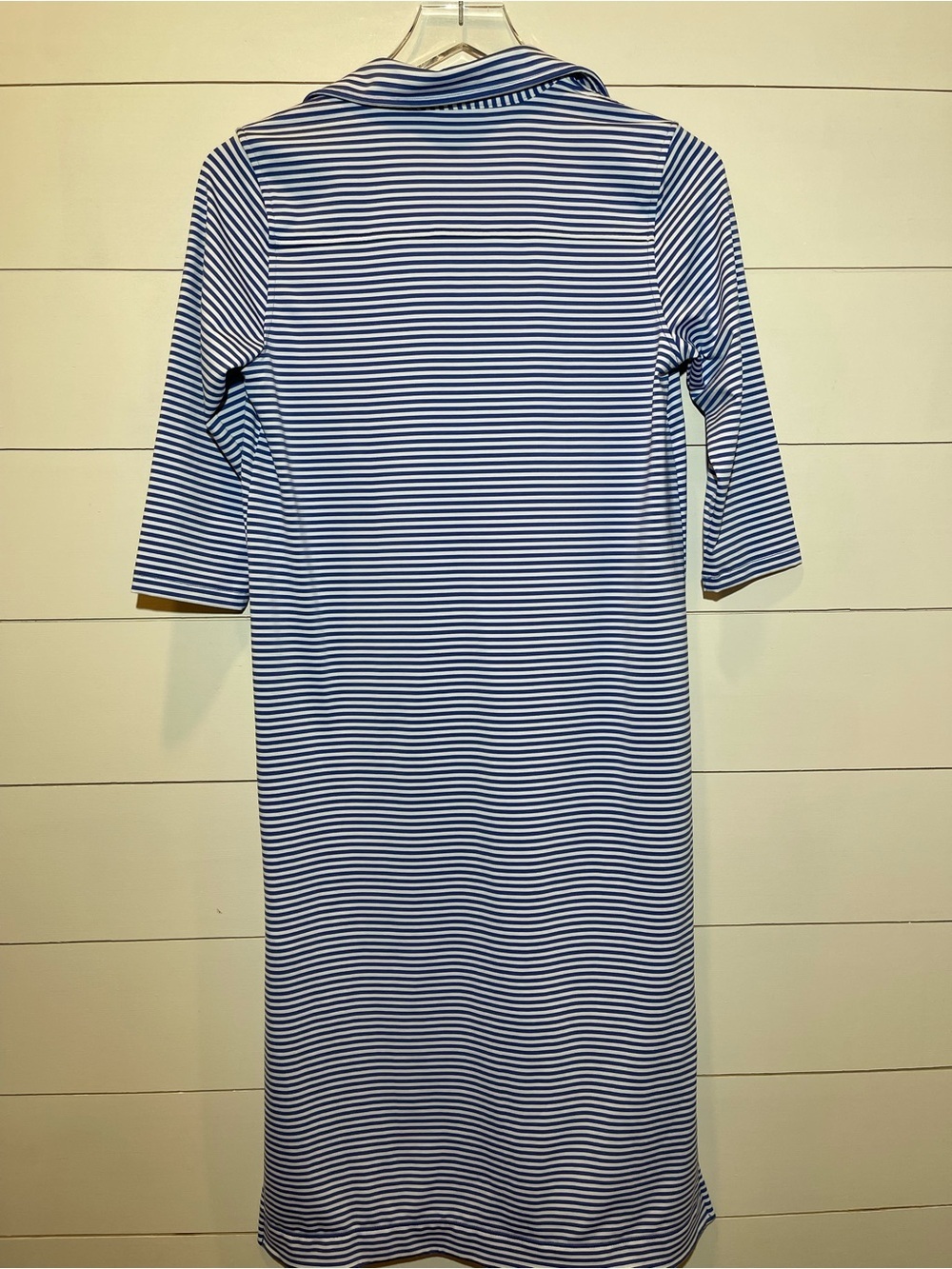 Vineyard Vines Margo SanKaty Midi Striped Blue & White Dress Size XS NWT - Picture 8 of 11